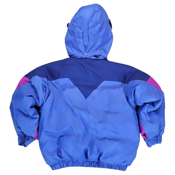 Columbia Jacket Kid Size 7 8 Purple Tectonite Heavyweight Down Hooded Snow Coat - Picture 2 of 16